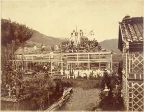 Building the main house, 1887